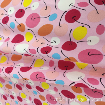 高质量的4路拉伸多打印花卉雪纺面料